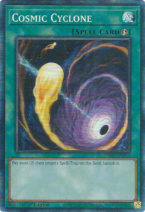 Cosmic Cyclone [TAMA-EN053] Collector's Rare | Jomio and Rueliete's Cards and Comics