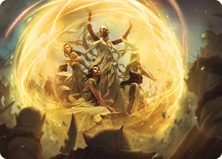 Heroic Intervention Art Card [The Lord of the Rings: Tales of Middle-earth Art Series] | Jomio and Rueliete's Cards and Comics