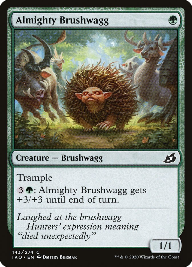 Almighty Brushwagg [Ikoria: Lair of Behemoths] | Jomio and Rueliete's Cards and Comics