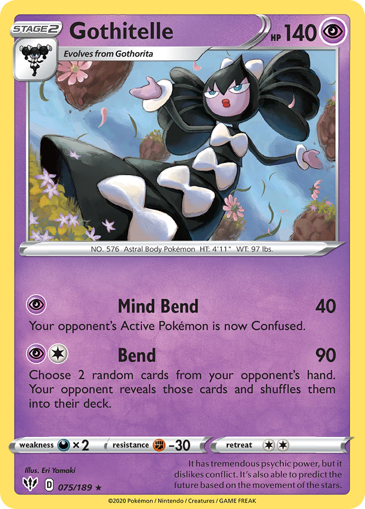 Gothitelle (075/189) [Sword & Shield: Darkness Ablaze] | Jomio and Rueliete's Cards and Comics