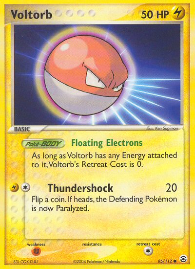 Voltorb (85/112) [EX: FireRed & LeafGreen] | Jomio and Rueliete's Cards and Comics