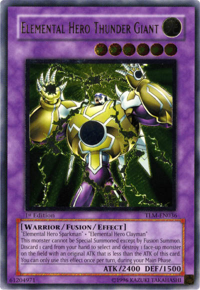 Elemental Hero Thunder Giant [TLM-EN036] Ultimate Rare | Jomio and Rueliete's Cards and Comics