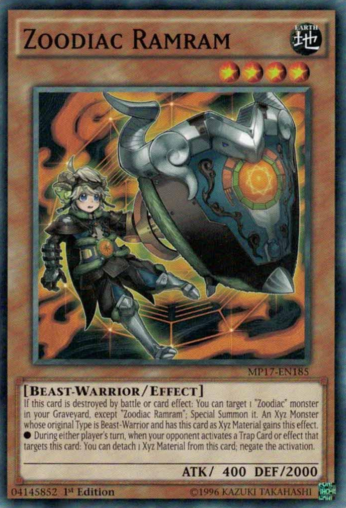 Zoodiac Ramram [MP17-EN185] Common | Jomio and Rueliete's Cards and Comics