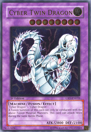 Cyber Twin Dragon (UTR) [CRV-EN035] Ultimate Rare | Jomio and Rueliete's Cards and Comics