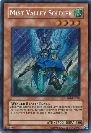 Mist Valley Soldier [HA01-EN006] Secret Rare | Jomio and Rueliete's Cards and Comics