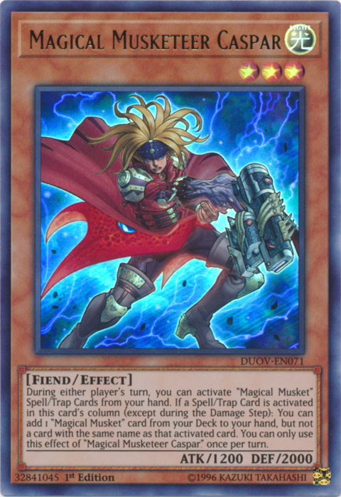 Magical Musketeer Caspar [DUOV-EN071] Ultra Rare | Jomio and Rueliete's Cards and Comics