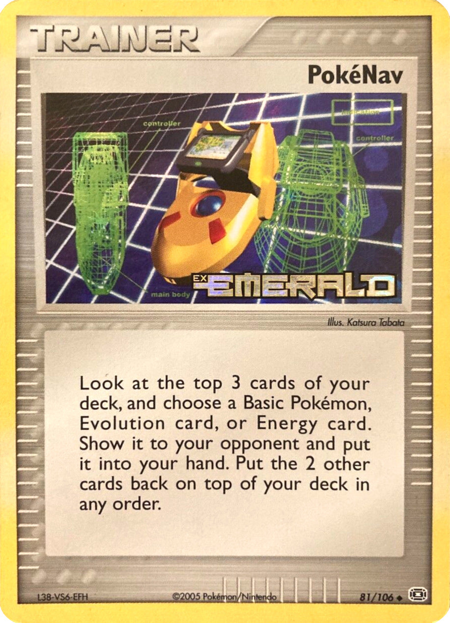 PokeNav (81/106) (Stamped) [EX: Emerald] | Jomio and Rueliete's Cards and Comics