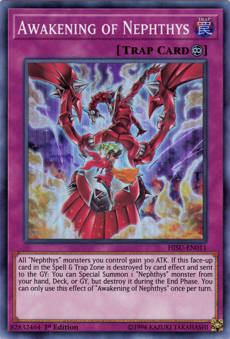 Awakening of Nephthys [HISU-EN011] Super Rare | Jomio and Rueliete's Cards and Comics