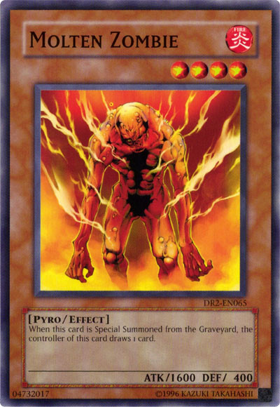 Molten Zombie [DR2-EN065] Common | Jomio and Rueliete's Cards and Comics
