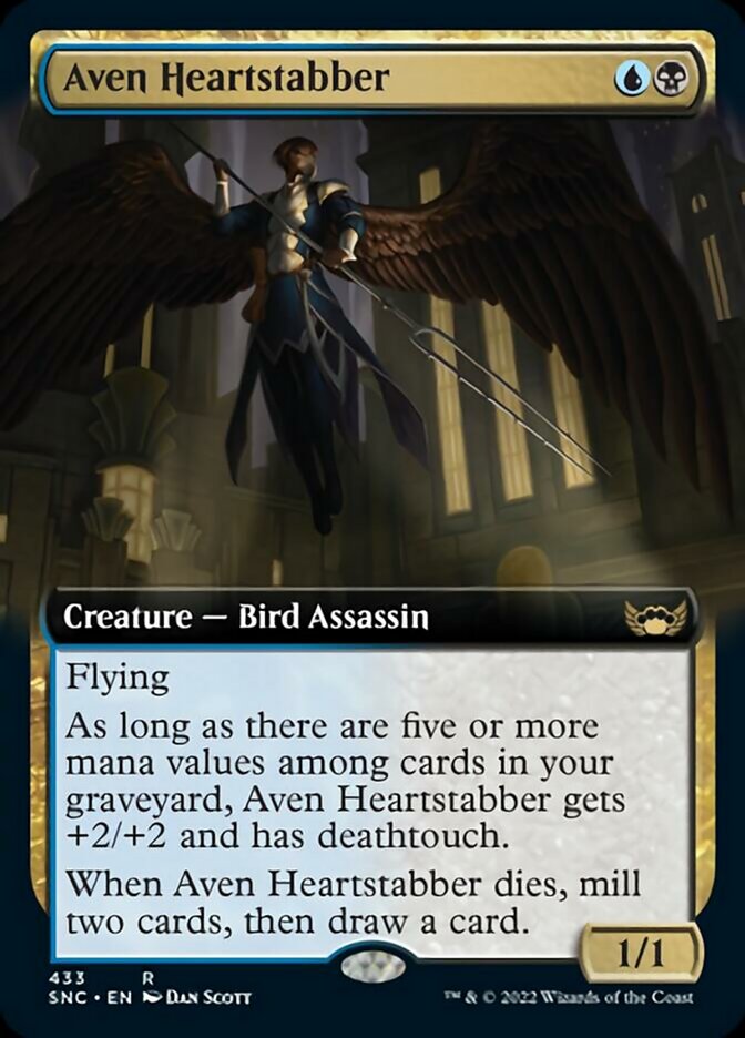 Aven Heartstabber (Extended Art) [Streets of New Capenna] | Jomio and Rueliete's Cards and Comics