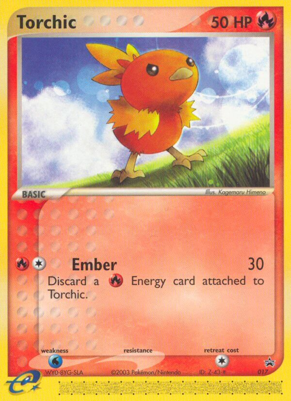 Torchic (017) [Nintendo: Black Star Promos] | Jomio and Rueliete's Cards and Comics