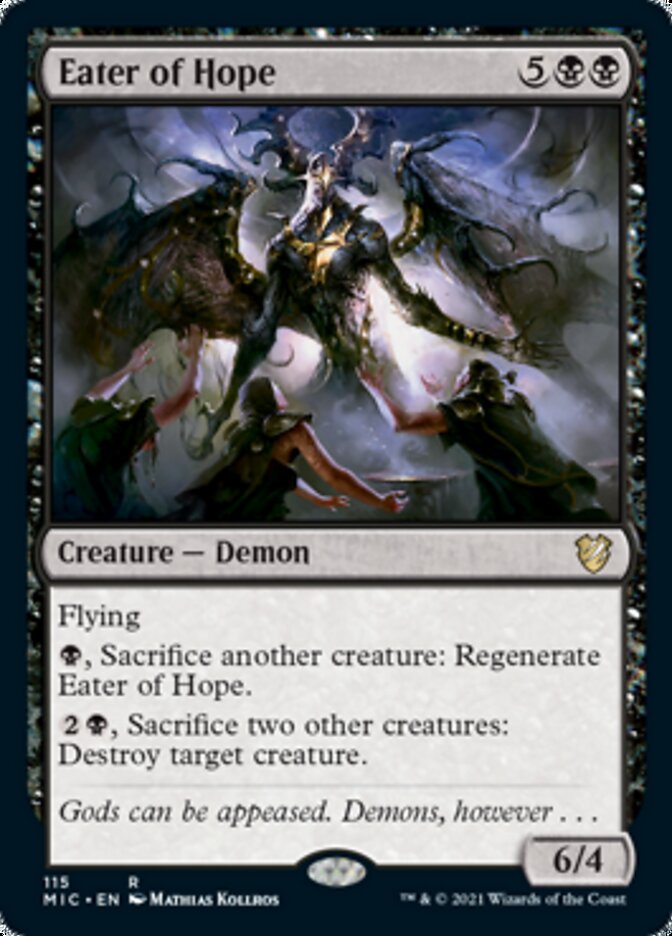 Eater of Hope [Innistrad: Midnight Hunt Commander] | Jomio and Rueliete's Cards and Comics