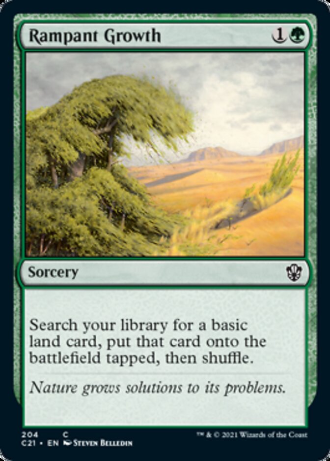 Rampant Growth [Commander 2021] | Jomio and Rueliete's Cards and Comics