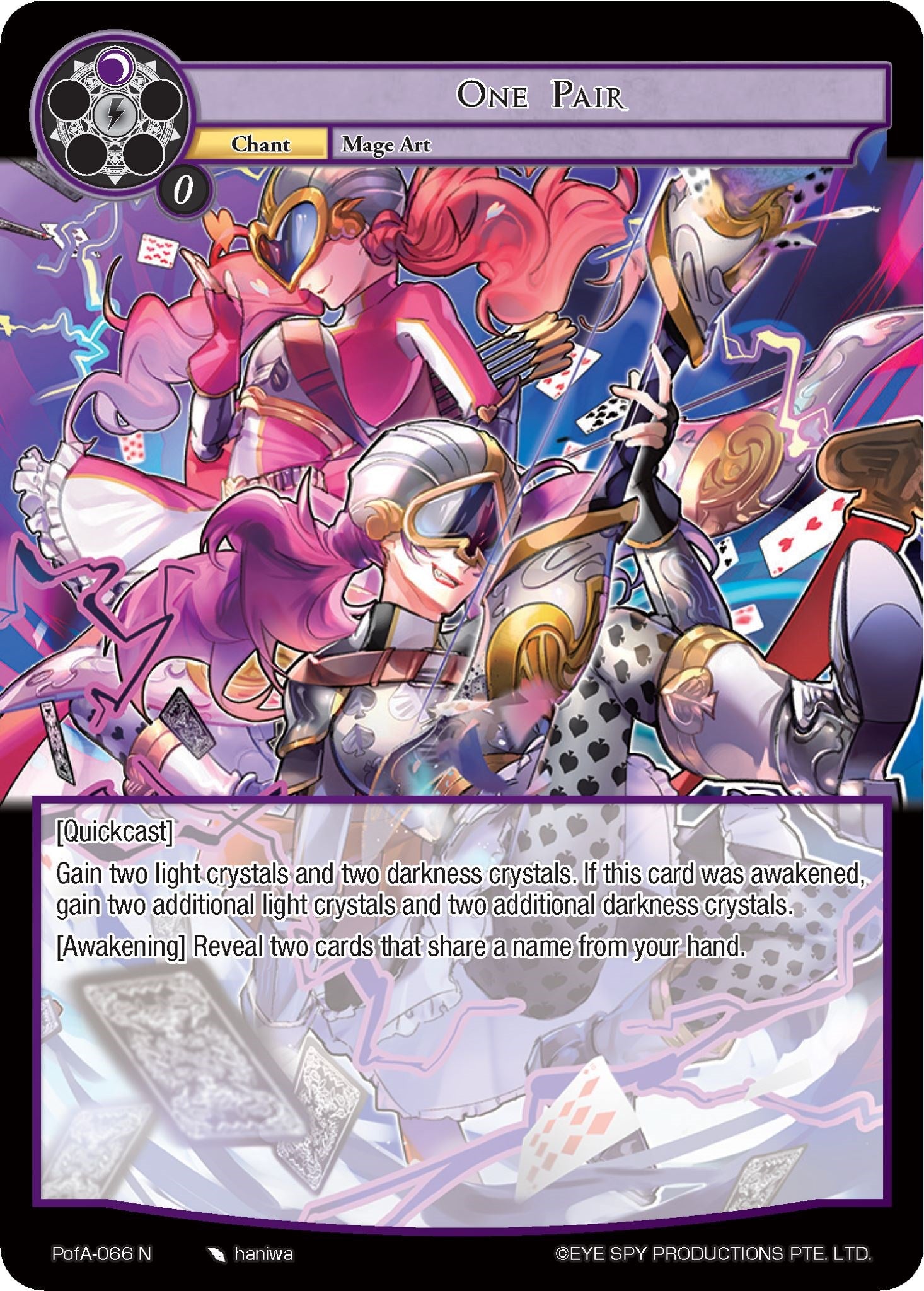 One Pair (PofA-066) [Alice Origin IV: Prologue of Attoractia] | Jomio and Rueliete's Cards and Comics