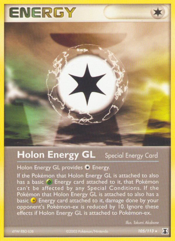 Holon Energy GL (105/113) [EX: Delta Species] | Jomio and Rueliete's Cards and Comics