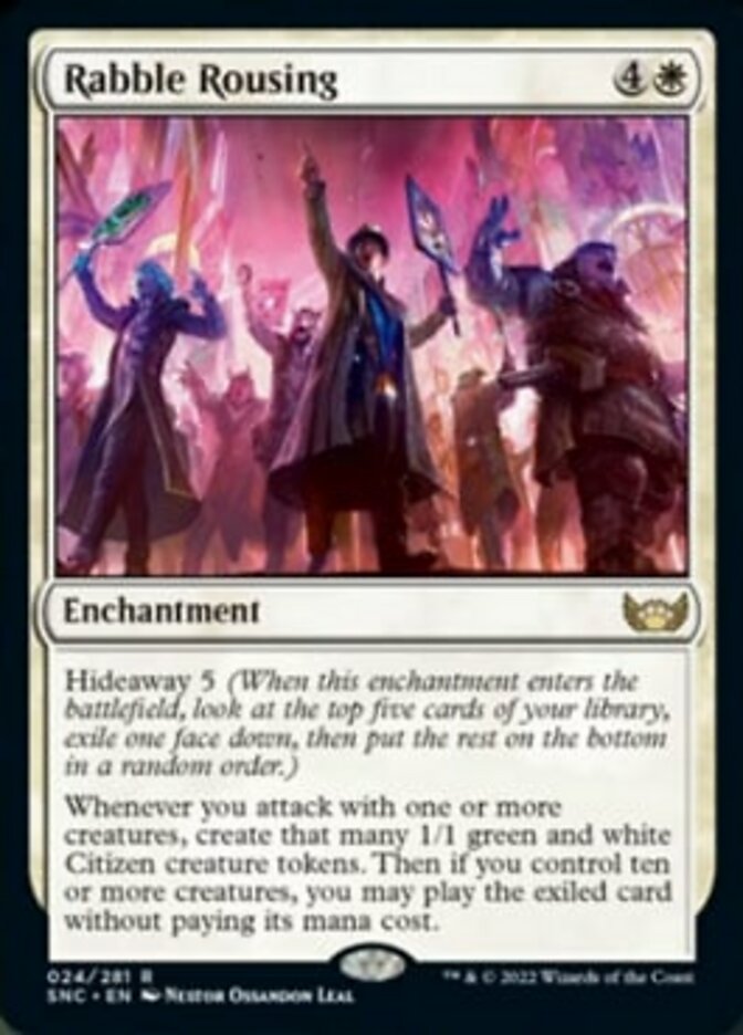 Rabble Rousing [Streets of New Capenna] | Jomio and Rueliete's Cards and Comics