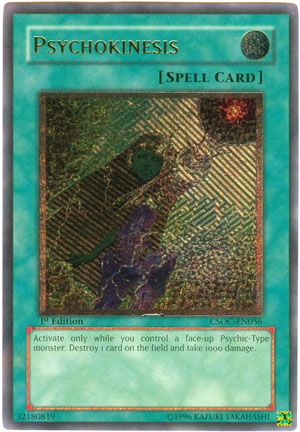 Psychokinesis (UTR) [CSOC-EN056] Ultimate Rare | Jomio and Rueliete's Cards and Comics