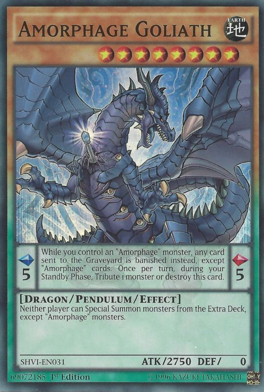 Amorphage Goliath [SHVI-EN031] Super Rare | Jomio and Rueliete's Cards and Comics