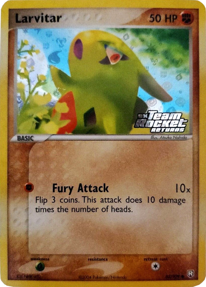 Larvitar (62/109) (Stamped) [EX: Team Rocket Returns] | Jomio and Rueliete's Cards and Comics