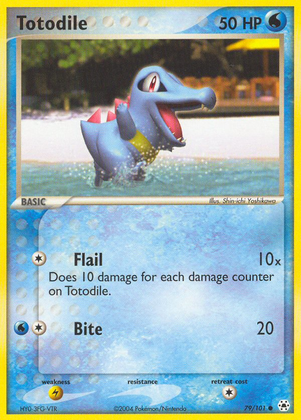 Totodile (79/101) [EX: Hidden Legends] | Jomio and Rueliete's Cards and Comics