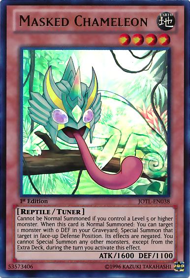 Masked Chameleon [JOTL-EN038] Ultra Rare | Jomio and Rueliete's Cards and Comics