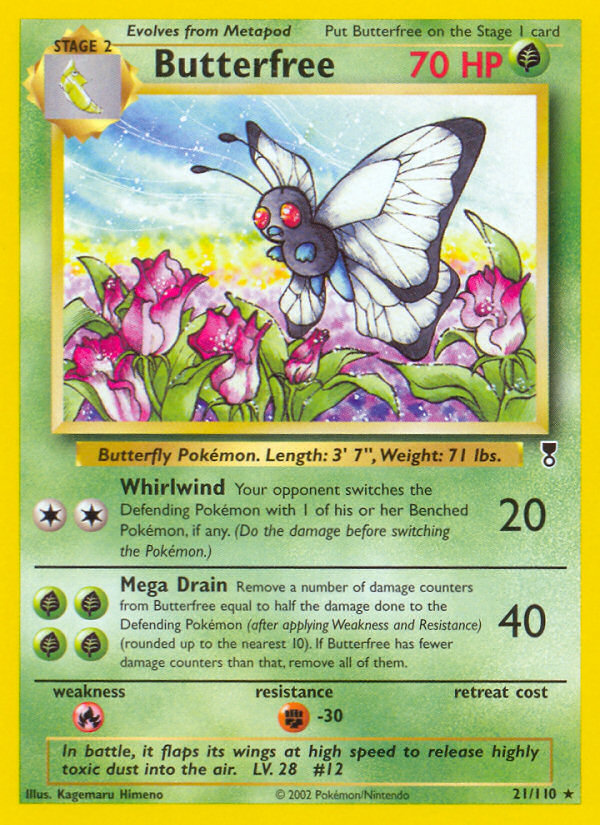 Butterfree (21/110) [Legendary Collection] | Jomio and Rueliete's Cards and Comics