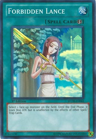 Forbidden Lance [STOR-EN061] Super Rare | Jomio and Rueliete's Cards and Comics