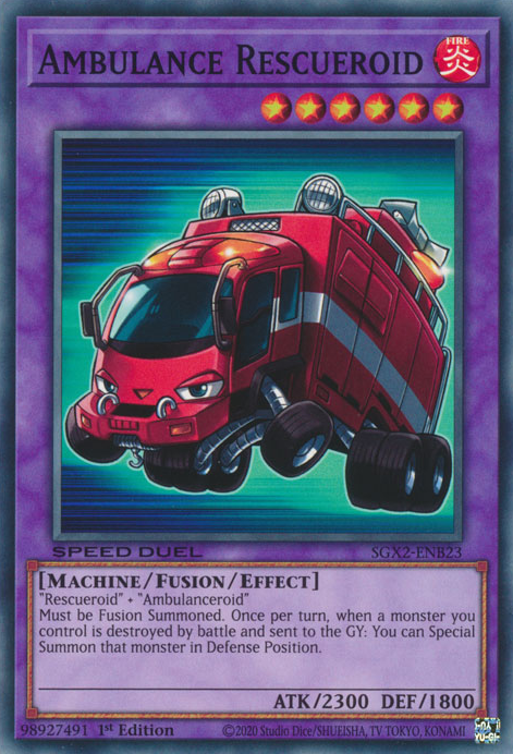 Ambulance Rescueroid [SGX2-ENB23] Common | Jomio and Rueliete's Cards and Comics
