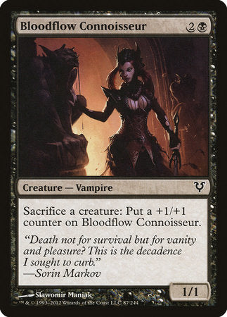 Bloodflow Connoisseur [Avacyn Restored] | Jomio and Rueliete's Cards and Comics