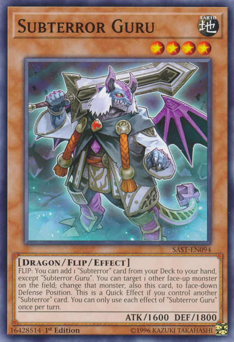 Subterror Guru [SAST-EN094] Common | Jomio and Rueliete's Cards and Comics