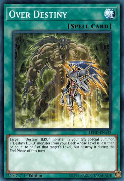 Over Destiny [LEHD-ENA18] Common | Jomio and Rueliete's Cards and Comics