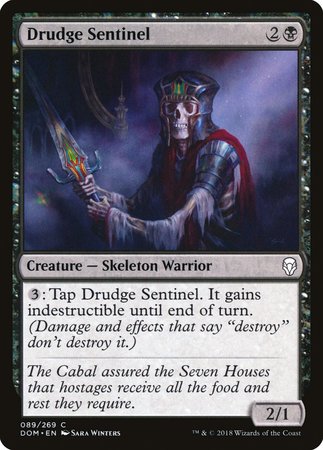 Drudge Sentinel [Dominaria] | Jomio and Rueliete's Cards and Comics