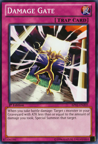 Damage Gate [BP02-EN205] Common | Jomio and Rueliete's Cards and Comics