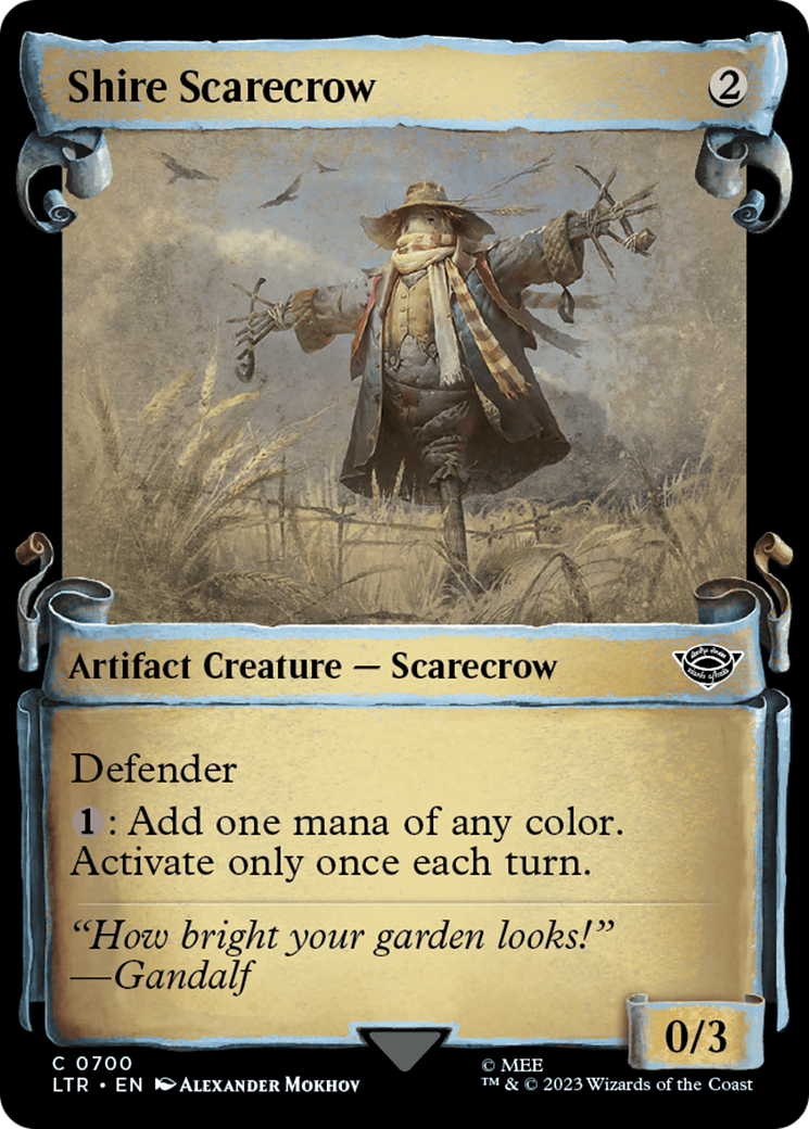 Shire Scarecrow [The Lord of the Rings: Tales of Middle-Earth Showcase Scrolls] | Jomio and Rueliete's Cards and Comics