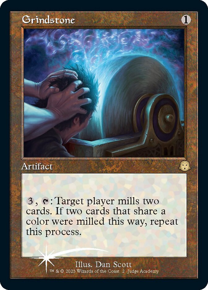 Grindstone (Retro) [Judge Gift Cards 2023] | Jomio and Rueliete's Cards and Comics