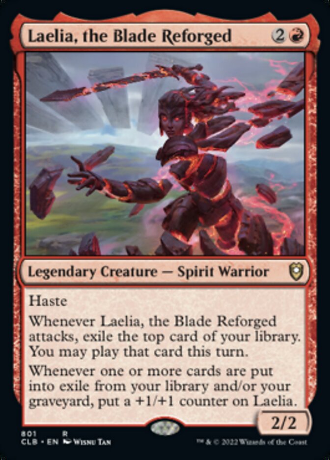 Laelia, the Blade Reforged [Commander Legends: Battle for Baldur's Gate] | Jomio and Rueliete's Cards and Comics