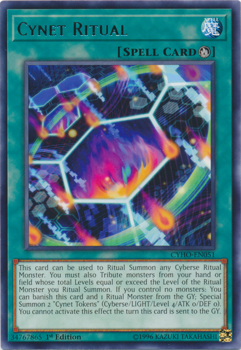 Cynet Ritual [CYHO-EN051] Rare | Jomio and Rueliete's Cards and Comics
