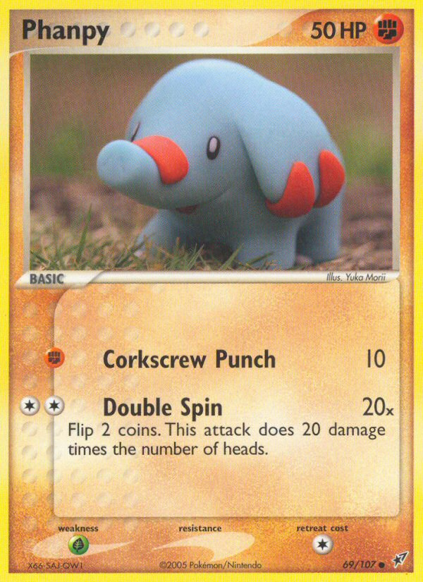 Phanpy (69/107) [EX: Deoxys] | Jomio and Rueliete's Cards and Comics