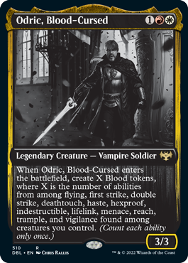 Odric, Blood-Cursed [Innistrad: Double Feature] | Jomio and Rueliete's Cards and Comics
