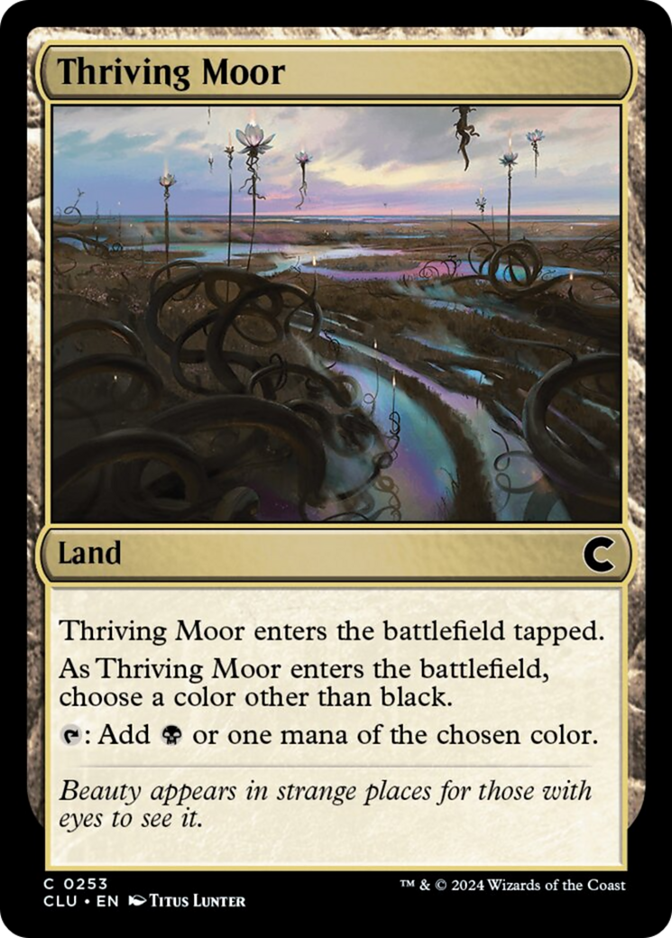 Thriving Moor [Ravnica: Clue Edition] | Jomio and Rueliete's Cards and Comics