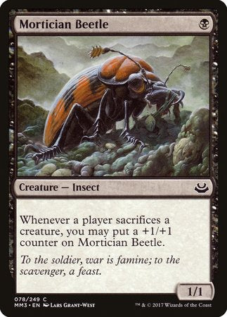 Mortician Beetle [Modern Masters 2017] | Jomio and Rueliete's Cards and Comics