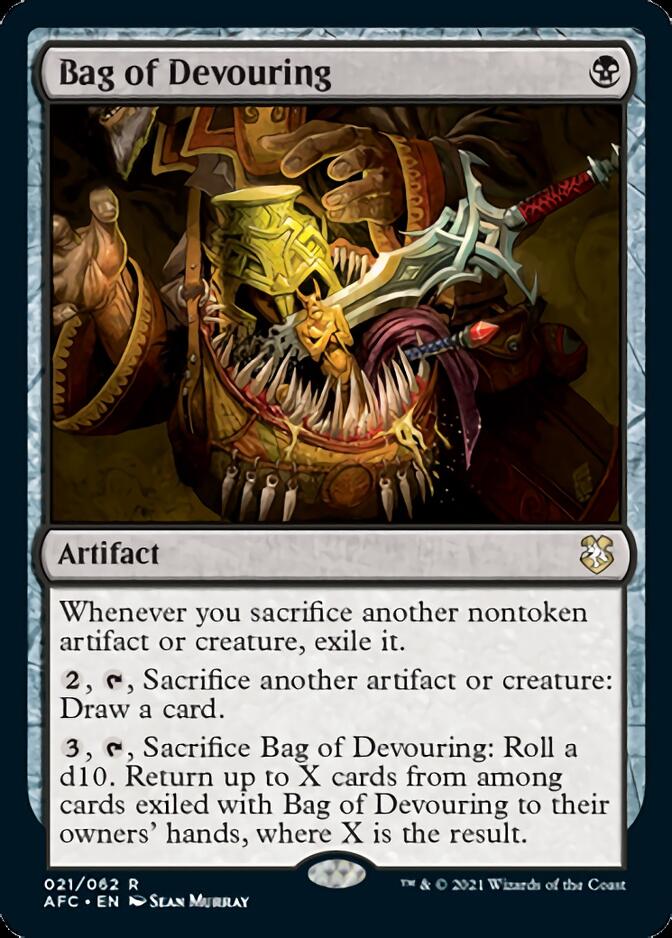 Bag of Devouring [Dungeons & Dragons: Adventures in the Forgotten Realms Commander] | Jomio and Rueliete's Cards and Comics