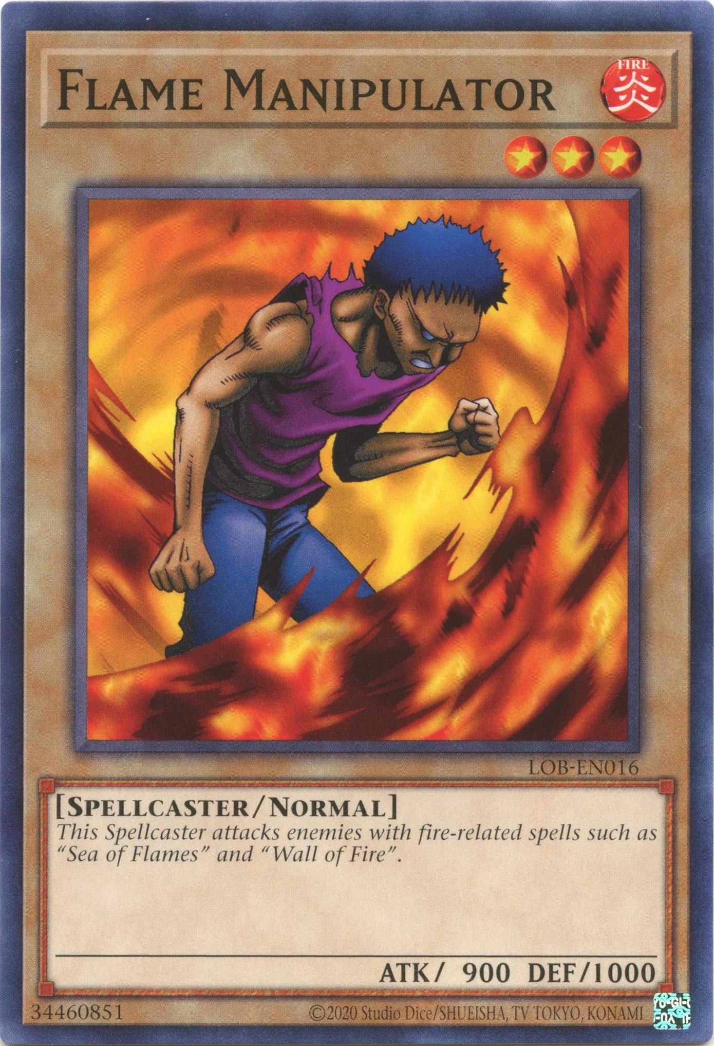 Flame Manipulator (25th Anniversary) [LOB-EN016] Common | Jomio and Rueliete's Cards and Comics