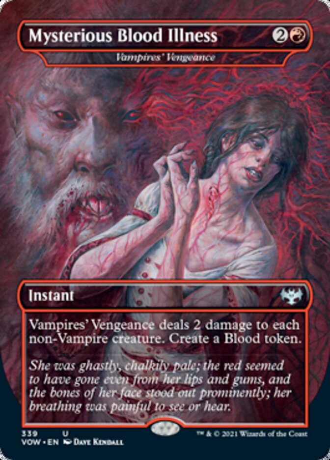 Vampires' Vengeance - Mysterious Blood Illness [Innistrad: Crimson Vow] | Jomio and Rueliete's Cards and Comics