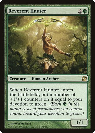 Reverent Hunter [Theros] | Jomio and Rueliete's Cards and Comics