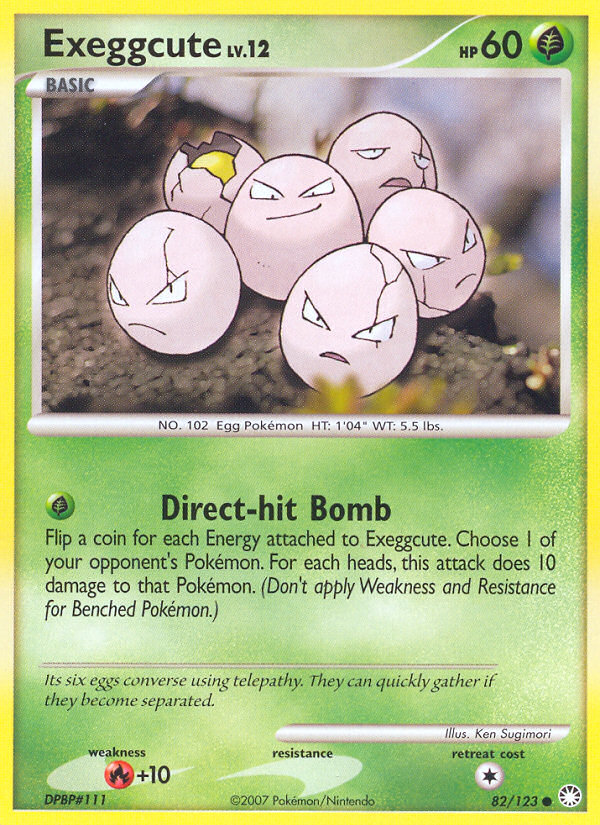 Exeggcute (82/123) [Diamond & Pearl: Mysterious Treasures] | Jomio and Rueliete's Cards and Comics