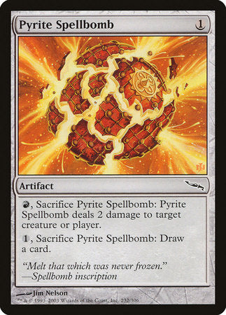 Pyrite Spellbomb [Mirrodin] | Jomio and Rueliete's Cards and Comics