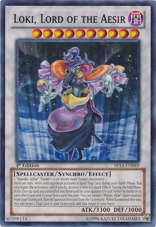 Loki, Lord of the Aesir [SP14-EN049] Starfoil Rare | Jomio and Rueliete's Cards and Comics