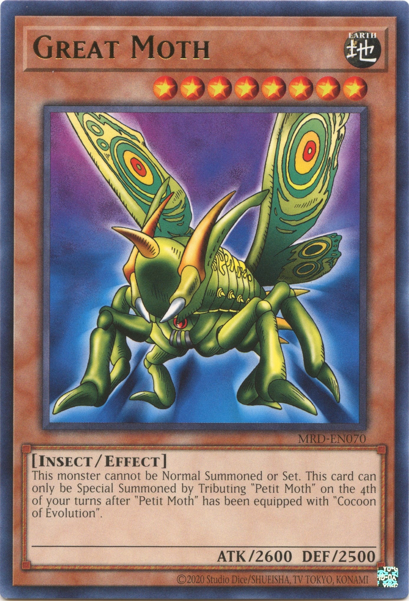 Great Moth (25th Anniversary) [MRD-EN070] Rare | Jomio and Rueliete's Cards and Comics