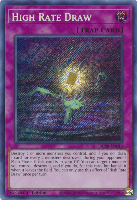 High Rate Draw [BLAR-EN018] Secret Rare | Jomio and Rueliete's Cards and Comics